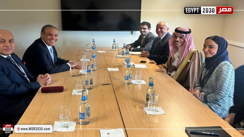 وزير الخارجية يلتقي مع نظيره السعودي على هامش فعاليات منتدى أوسلو
