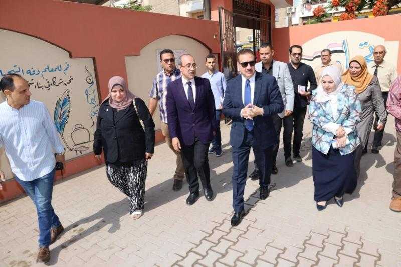 محافظ المنوفية: رفع درجة الاستعدادات القصوى والمتابعة الميدانية المستمرة وتقديم الدعم اللوجستي لانتظام سير العملية الإمتحانية