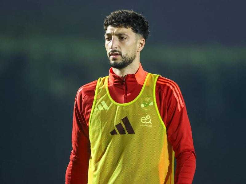 وسام أبو علي ينتظم في مران الأهلي استعدادًا لمواجهة إنتر ميامي بمونديال الأندية