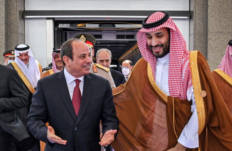 الرئيس السيسي وولي العهد السعودي