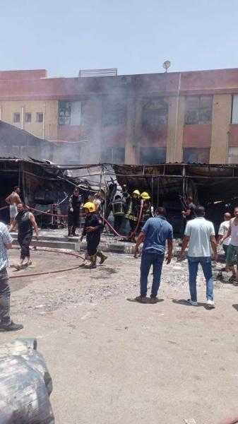 السيطرة على حريق داخل مول تجاري بحدائق أكتوبر وإصابة 5 أشخاصl صور