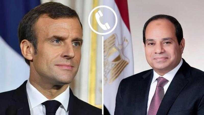 الرئيس السيسي يتلقى اتصالا هاتفيا من «ماكرون» حول مستجدات الأوضاع والتصعيد العسكري بالمنطقة