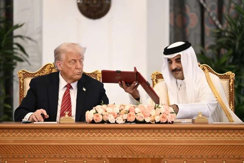 الأمير القطري وترامب