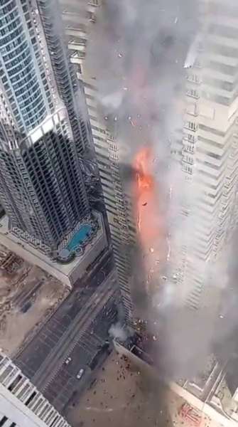 حريق دبي 