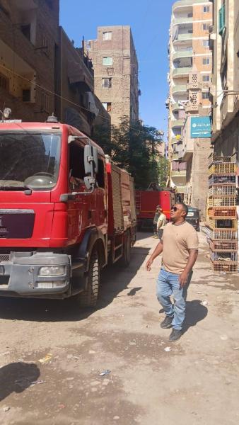 حريق حدائق المعادى