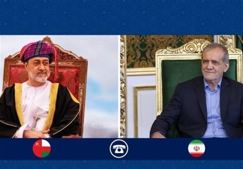 الرئيس الإيراني ونظيره العماني 