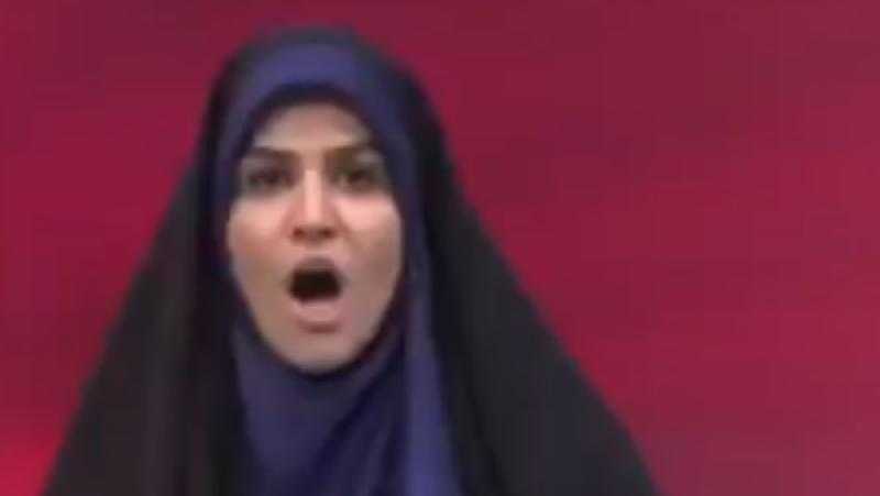 عودة المذيعة الإيرانية للبث المباشر عقب الهجوم الإسرائيلي