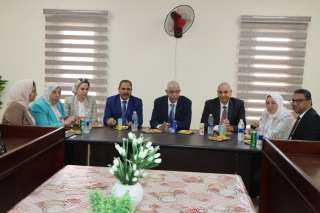 رئيس جامعة المنوفية يشيد بالمستوى العلمي وتجهيزات المعهد الفني للتمريض