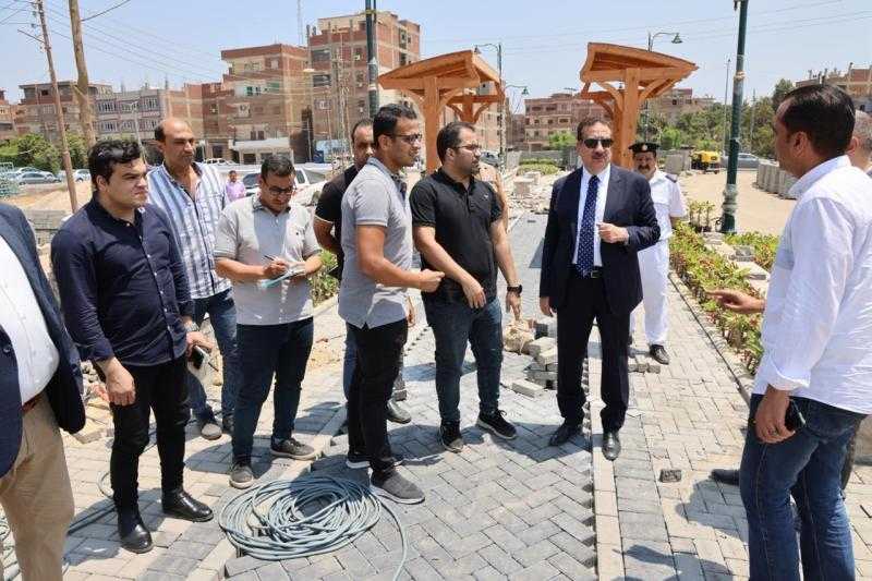 محافظ المنوفية يتابع أعمال التطوير ونسب الإنجاز بمدخل شبين الكوم  والممشى الجديد تمهيداً لافتتاحهم