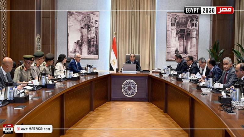 الدكتور مصطفى مدبولي، رئيس مجلس الوزراء خلال الاجتماع