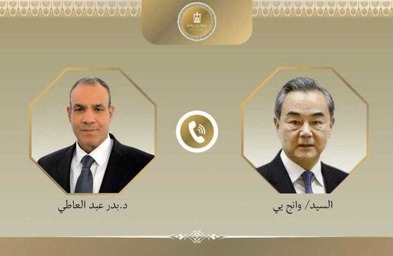 وزيرا خارجية مصر والصين يبحثان تطورات الصراع الإسرائيلي والإيراني
