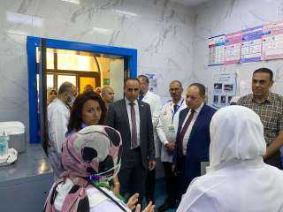 وكيل صحة الشرقية ومدير الأمراض الصدرية يتفقدا مستشفى الصدر بالزقازيق