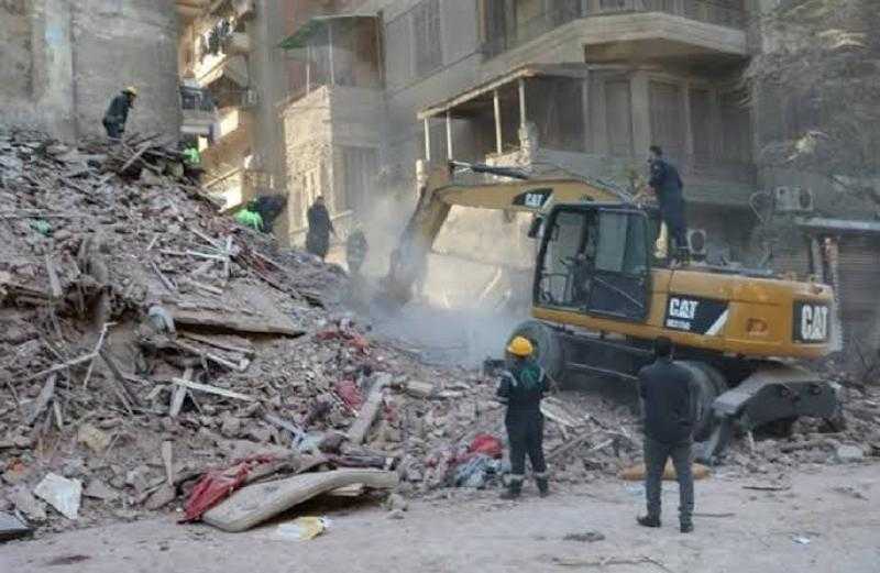 إصابة 3 أشخاص في انهيار عقار بـ«شبرا مصر»