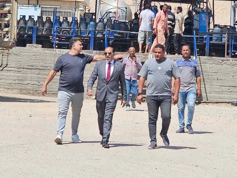 حملات مفاجئة للتفتيش على أسطوانات البوتاجاز بالطود بالأقصر