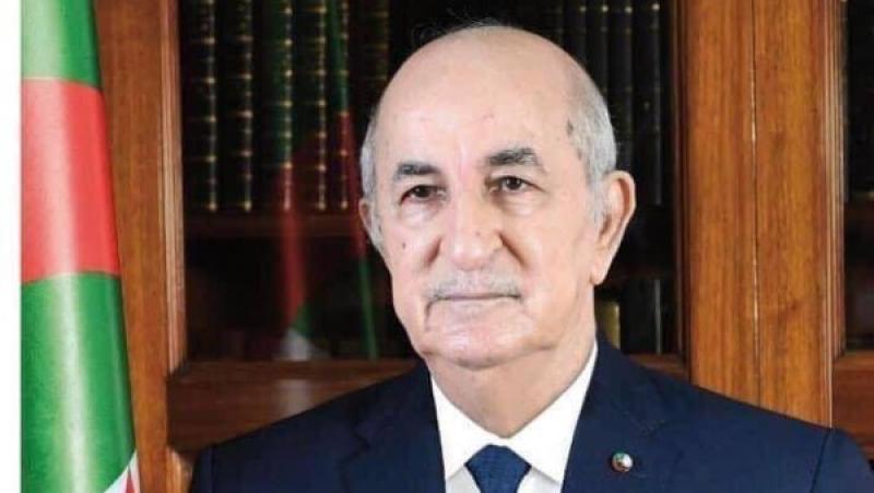 الرئيس الجزائري ، عبد المجيد تبون