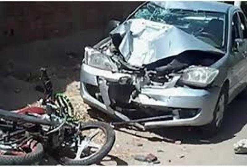 حادث تصادم أمام جامعة جنوب الوادي.. وإصابة 3 أشخاص