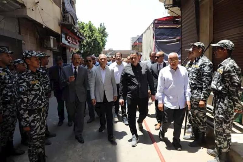 انهيار عقار فى حدائق القبة 