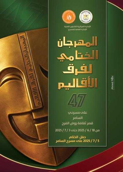 سينما 30 والإسكافي ملكا الليلة بروض الفرج والسامر ضمن فعاليات مهرجان فرق الأقاليم المسرحية