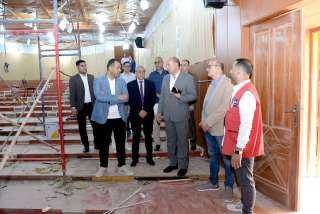 رئيس جامعة المنصورة يتابع ميدانيا سير العمل بالمشروعات الجديدة
