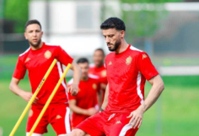 عمر السومة يشارك في مران الوداد المغربي استعدادًا لموقعة كأس العالم للأندية