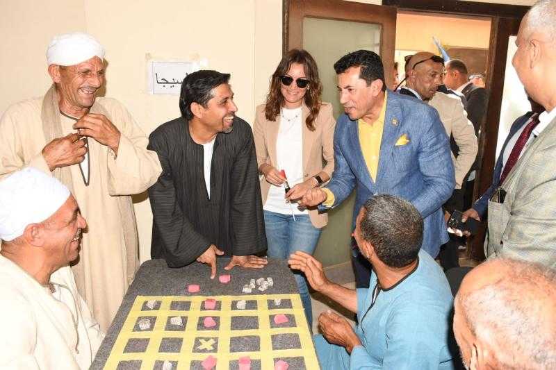 وزير الشباب والرياضة يشهد انطلاق مهرجان الألعاب الشعبية والتراثية والبيئية بنادي أبو الهول بالجيزة