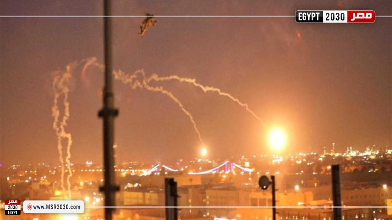 لحظة قصف المنشآت النووية لإيران