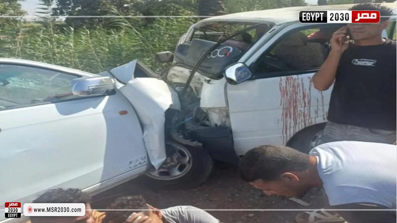 حادث تصادم ملوى