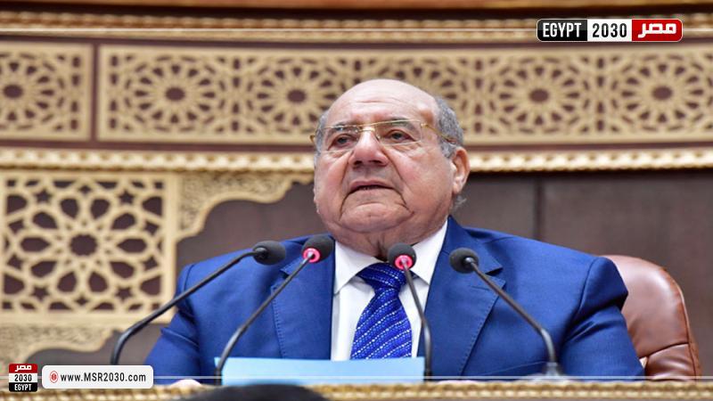 المستشار عبد الوهاب عبد الرازق رئيس مجلس الشيوخ