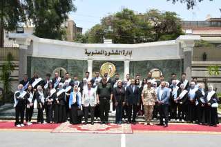 طلاب جامعة بني سويف الأهلية في زيارة ميدانية لإدارة الشئون المعنوية بالقوات المسلحة