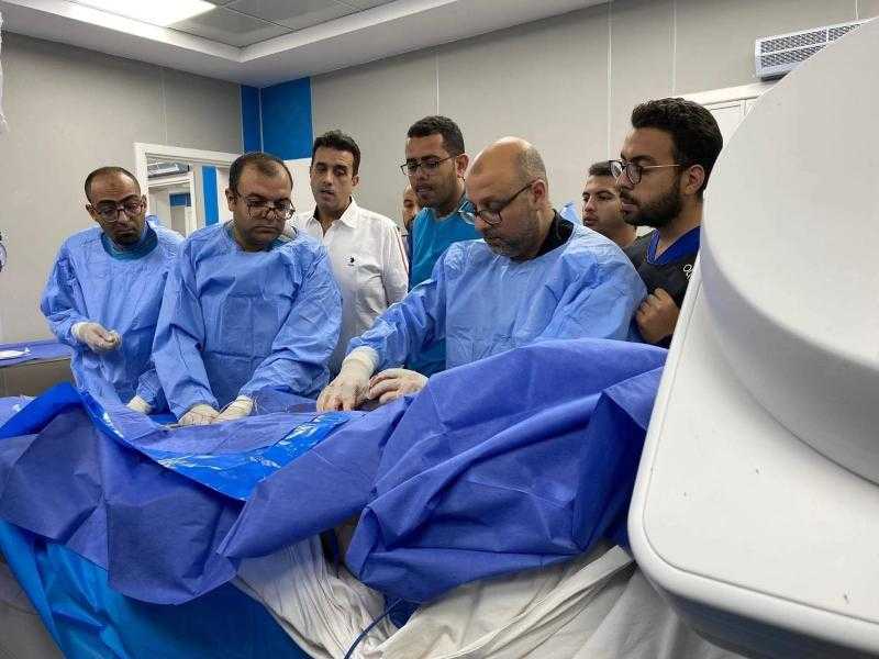 إنقاذ حياة مريضة مصابة بجلطة مخية حادة بتدخل دقيق وعاجل بمستشفيات جامعة المنوفية