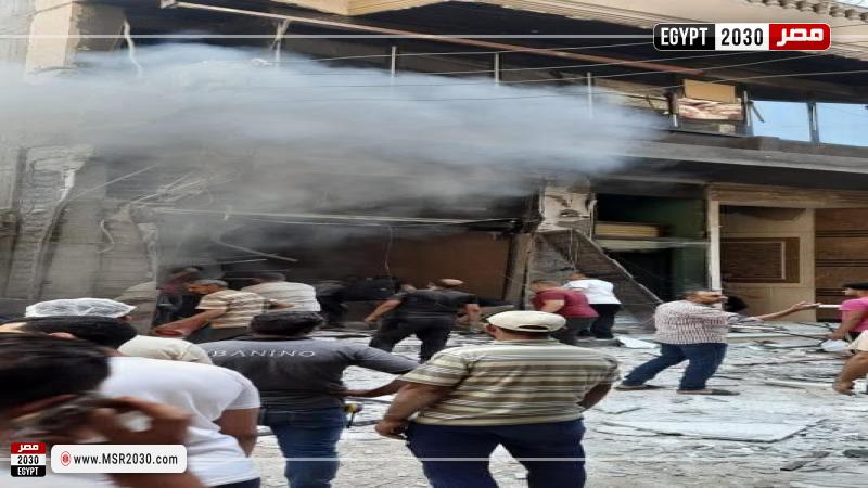 حريق هائل يلتهم مطعم شهير