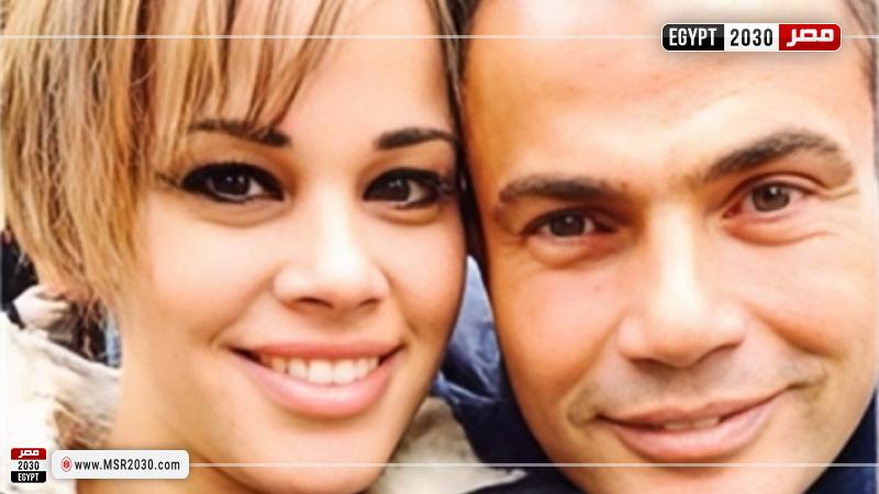 عمرو دياب وابنته نور
