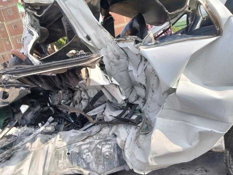 ارتفاع عدد ضحايا حادث تصادم ميكروباص ونقل ثقيل بالمنوفية إلى 9 وفيات و8 مصابين