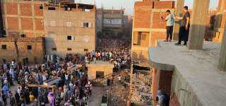 «كفر السنابسة تودع شهداء الرزق». .طريق الموت يخطف 19 من عمال اليومية..  ”شنطة ومصحف وحذاء مفرد”آخر ما تبقى