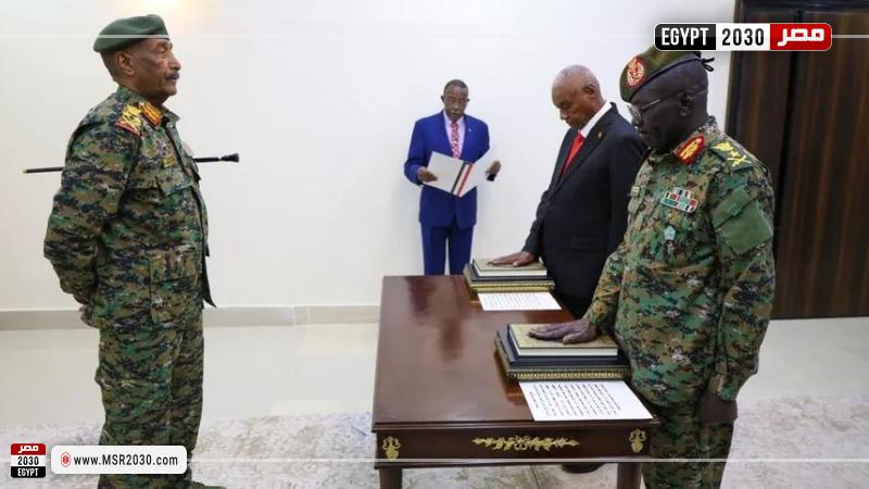 السودان: وزيرا الدفاع والداخلية يؤديان اليمين أمام البرهان