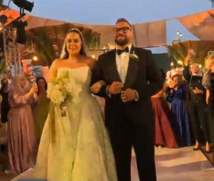أول صورة من حفل زفاف ابنة مفيدة شيحة