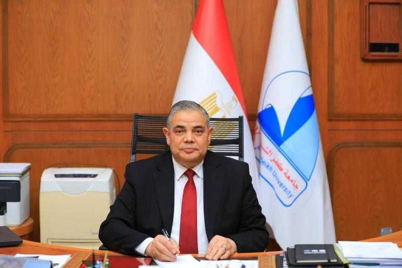 رئيس جامعة كفر الشيخ يهنئ رئيس الجمهورية بالذكرى الثانية عشرة لثورة 30 يونيو