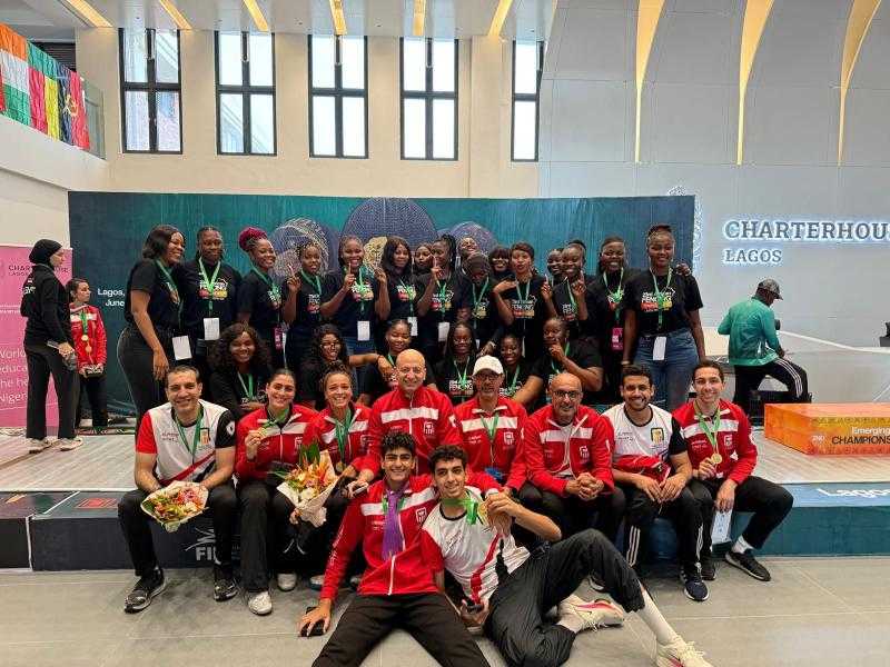 وزير الشباب والرياضة يهنئ أبطال مصر بعد تصدرهم جدول بطولة أفريقيا للسلاح بنيجيريا بـ21 ميدالية