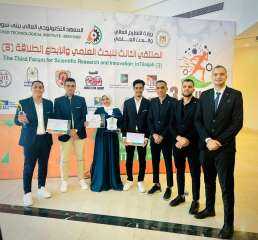 جامعة الدلتا التكنولوجية تحصد المركزين الاول والخامس فى فعاليات المؤتمر الثالث للمشروعات التكنولوجية مسابقة انطلاقة ٣