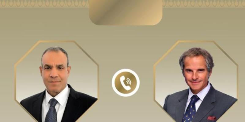 اتصال هاتفي بين وزير الخارجية والهجرة ومدير عام الوكالة الدولية للطاقة الذرية