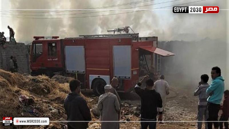 حريق داخل منزل بساقلته