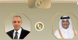 وزير الخارجية ونظيره القطري يبحثان مستجدات الأوضاع في قطاع غزة