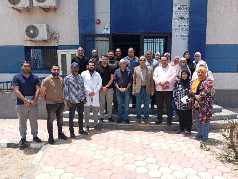 جميعه يتفقد وحدة عوض الله حجازي بالزقازيق تمهيداً لاعتمادها من هيئة الاعتماد والرقابة الصحية GAHAR