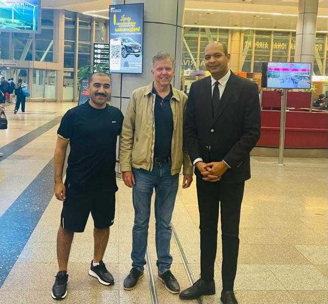 وفد من وزارة الشباب والرياضة يستقبل رئيس الاتحاد الدولي للخماسي الحديث
