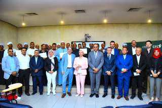 وزيرة البيئة تشارك فى إحتفالية أبطال المناخ من المزارعين المصريين بجامعة هليوبوليس