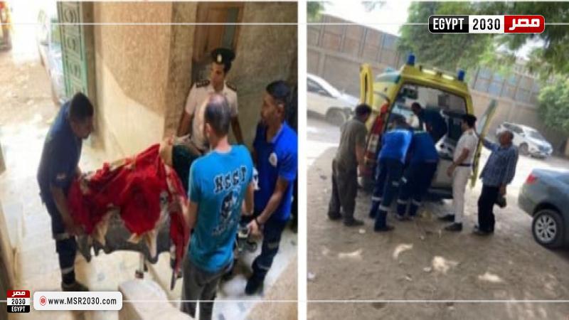 أمن القاهرة ينقل سيدة غير قادرة على الحركة