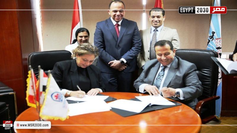 بروتوكول تعاون بين جامعة الأهرام الكندية وأمديست