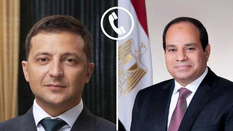 الرئيس السيسي ونظيره الأوكراني يتفقان بشأن وقف صدام إسرائيل وإيران