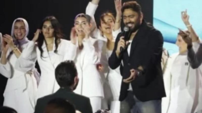 تامر حسني وليلى زاهر