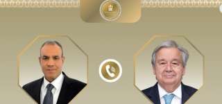 وزير الخارجية يستعرض مع الأمين العام للأمم المتحدة الجهود المصرية لتأمين نفاذ المساعدات الإنسانية لغزة